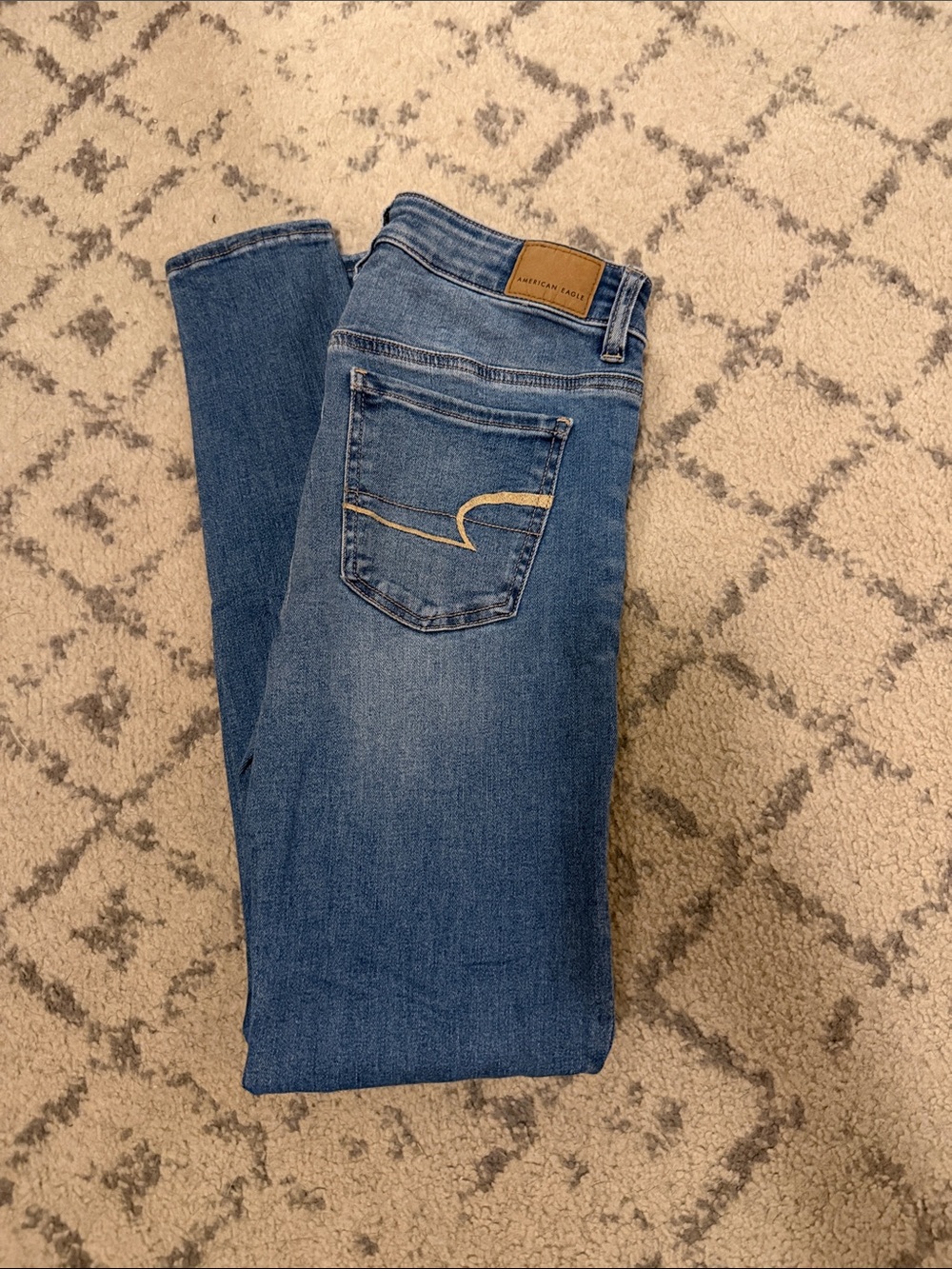 American Eagle Outfitters Medium Blue Women's Skinny Jeans